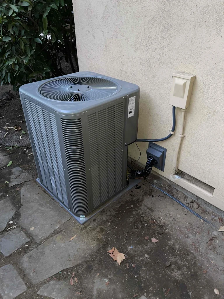 Outdoor Condenser with Window Trim Access Point