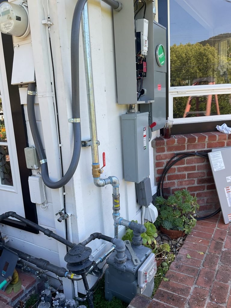 Electrical Layout for Generac Generator Installation