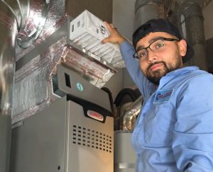 Healthy Air Filter being Installed for Marin Home