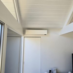 Quilt heat pump cooling hot house in Marin