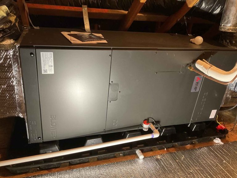 Heat pump installed in San Jose home
