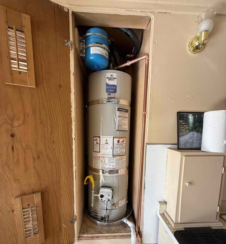 Water heater installed in Watsonville fast hot water
